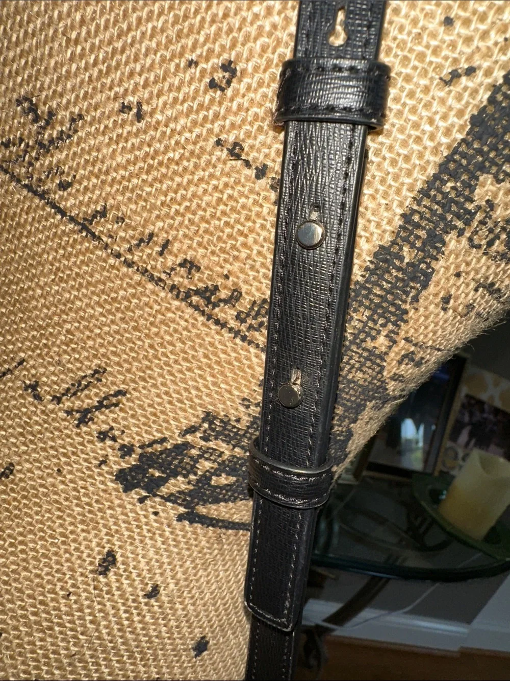 kate spade Black and Metallic silverPolka Dot Crossbody with Gold Chain ♠️